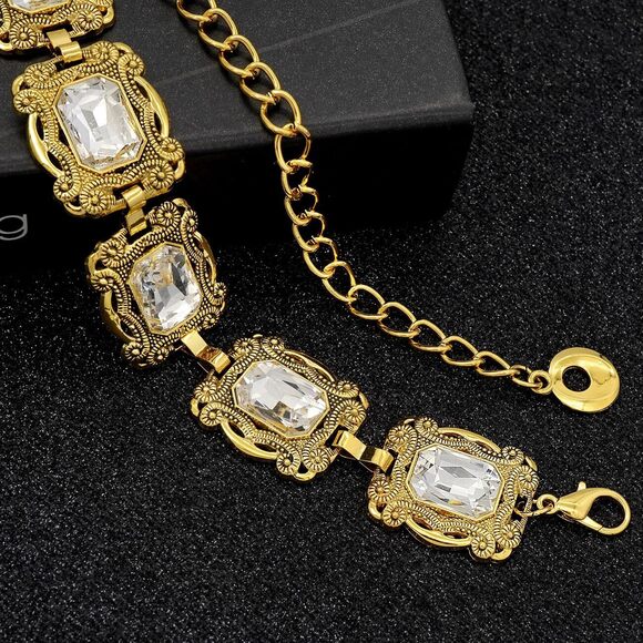 1384 Western Belt For Women Metal Concho Chain Belts Cowgirl Belt Country - Picture 6 of 7